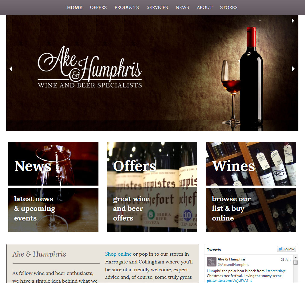 Ake & Humphris' New Responsive Website
