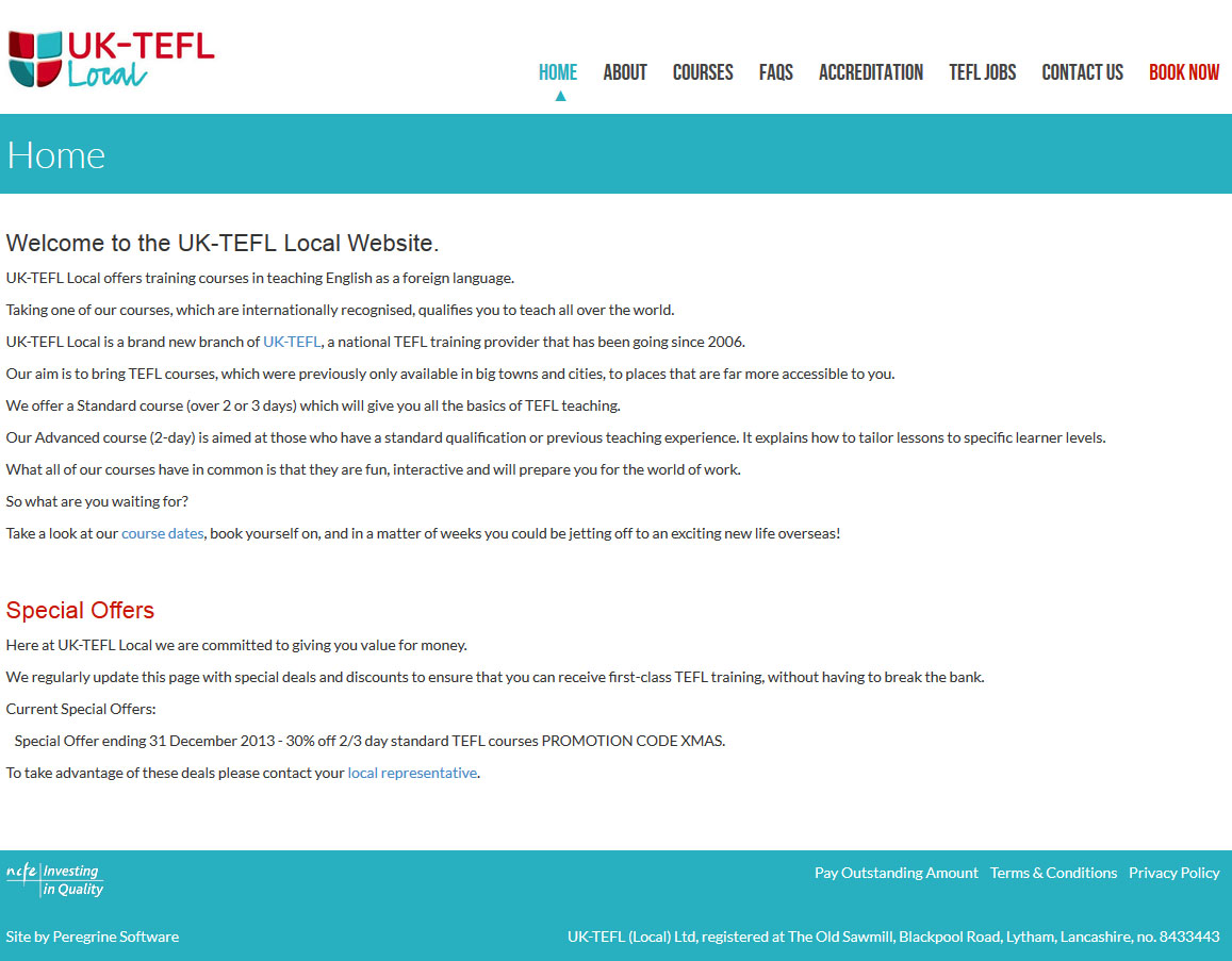 UK-TEFL Local Website